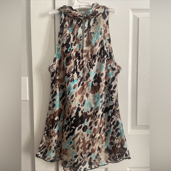 New Directions Y2K Multicolor Sleeveless Blouse - Picture 7 of 7